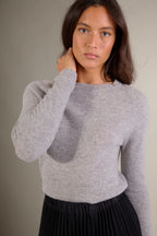 Pull Col Rond - Whitney - Nuage Chiné