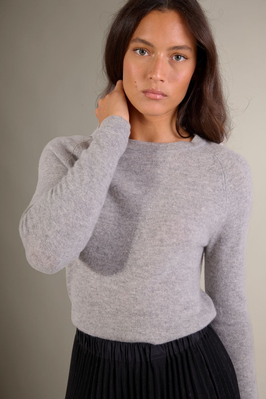 Pull Col Rond - Whitney - Nuage Chiné