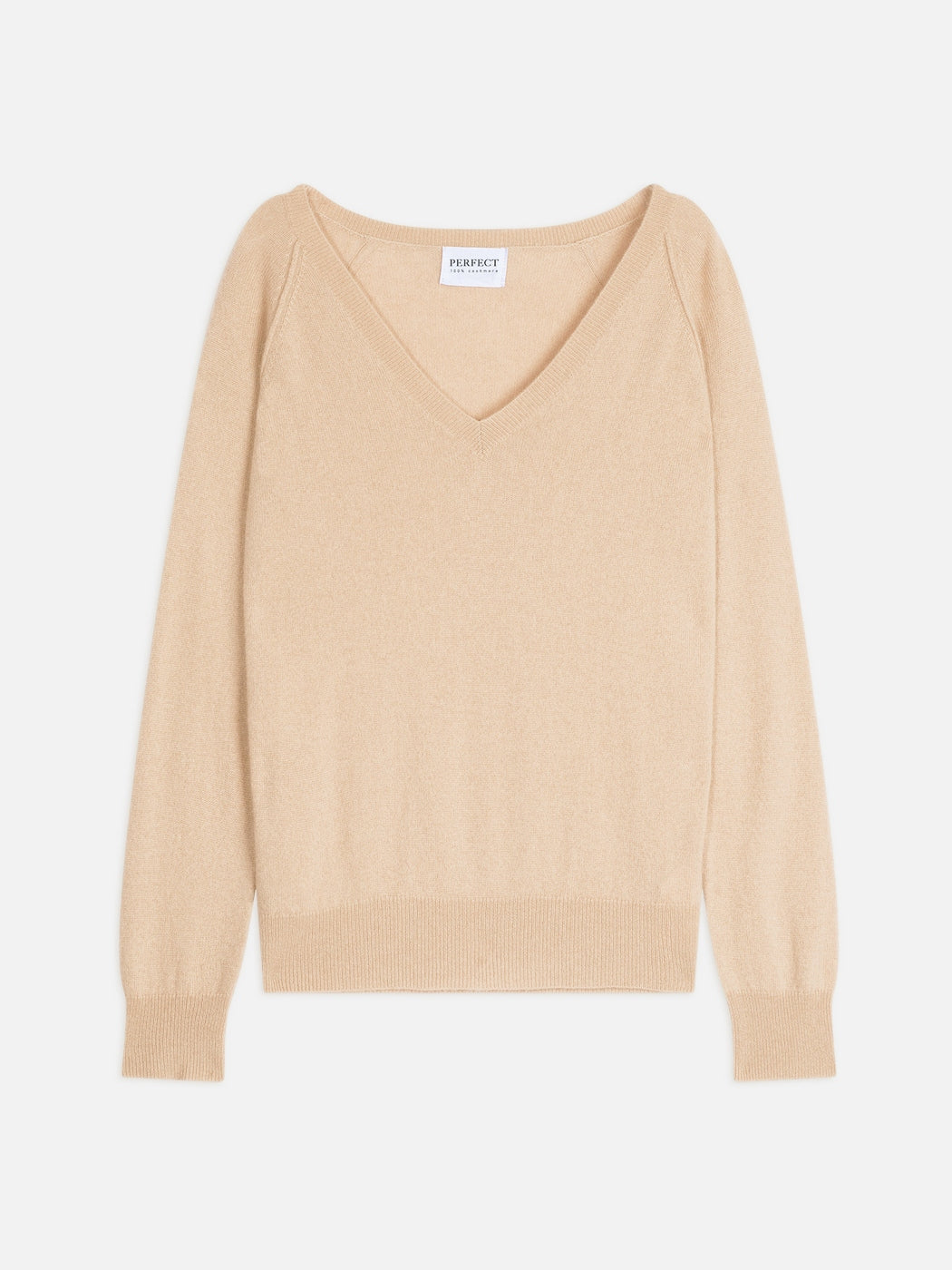 Pull Col V - Penelope - Sable
