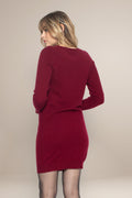 Robe Col Rond - Molli - Bordeaux