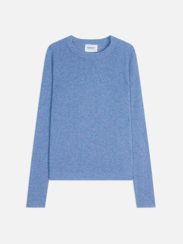 Pull Col Rond - Whitney - Sky