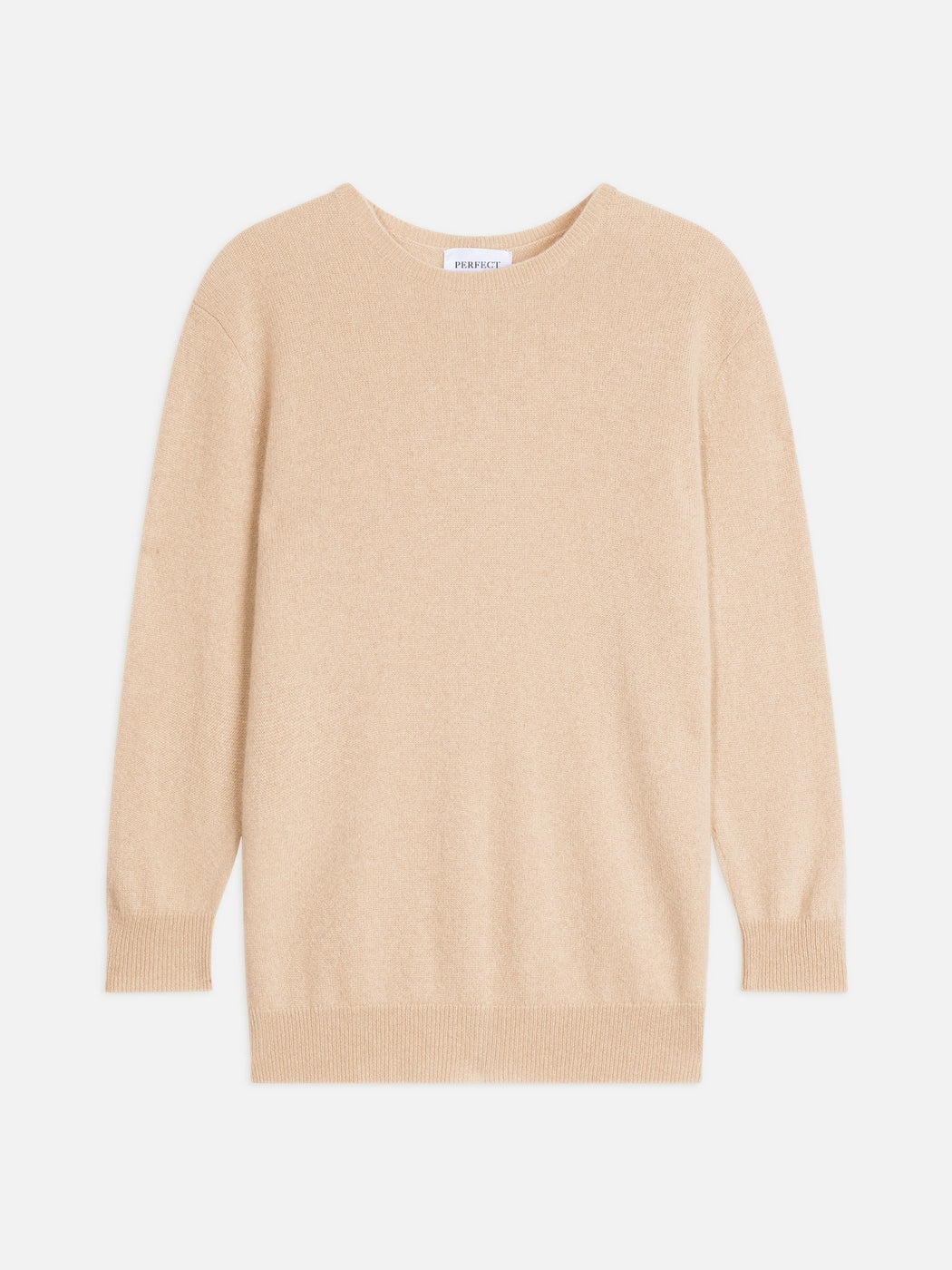 Pull Col Rond Boutonné Dos - Vanessa - Sable