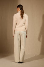 Pull Col Roulé - Elly - Sable