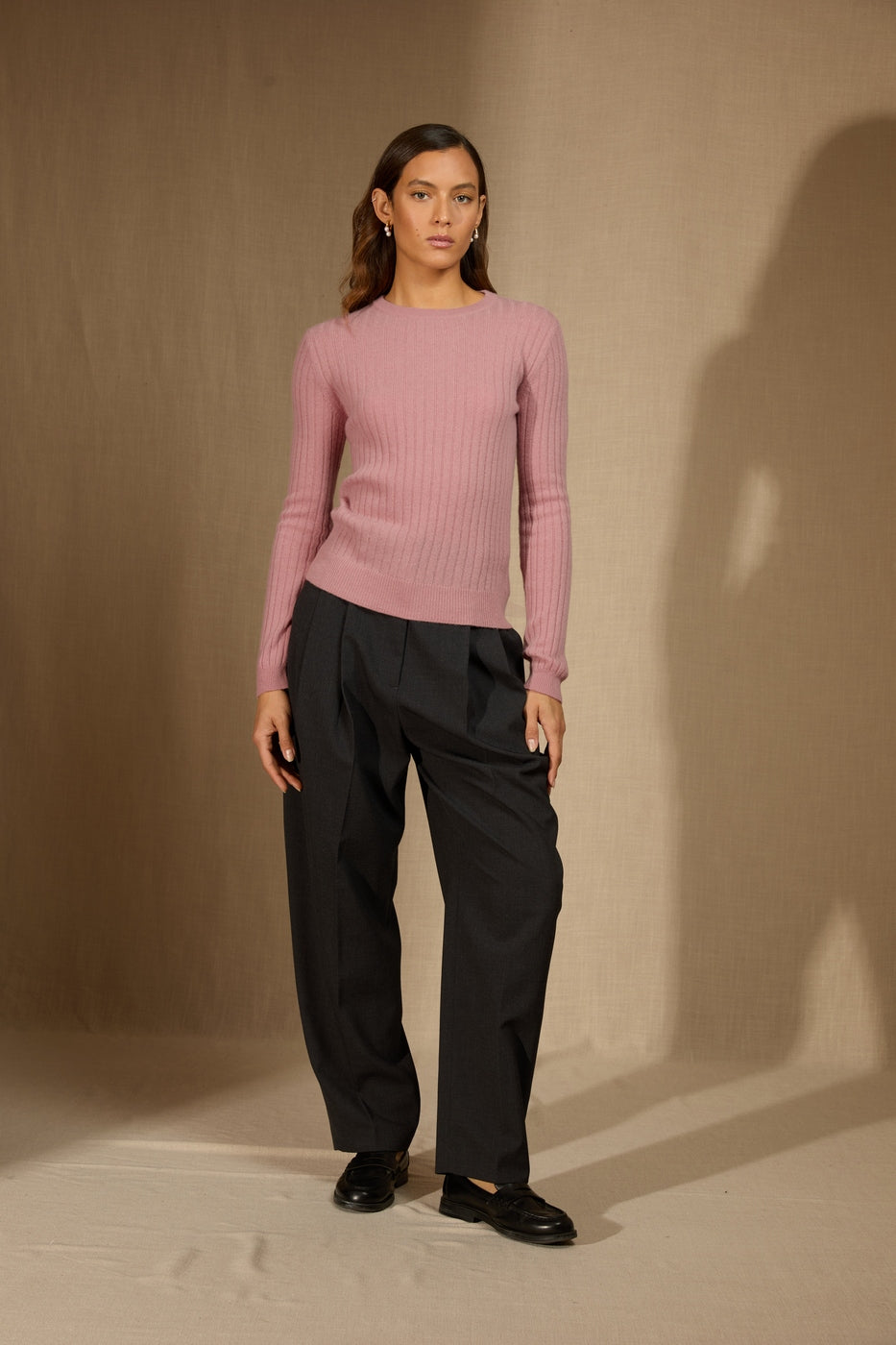 Pull Col Rond - Kylie - Bois De Rose
