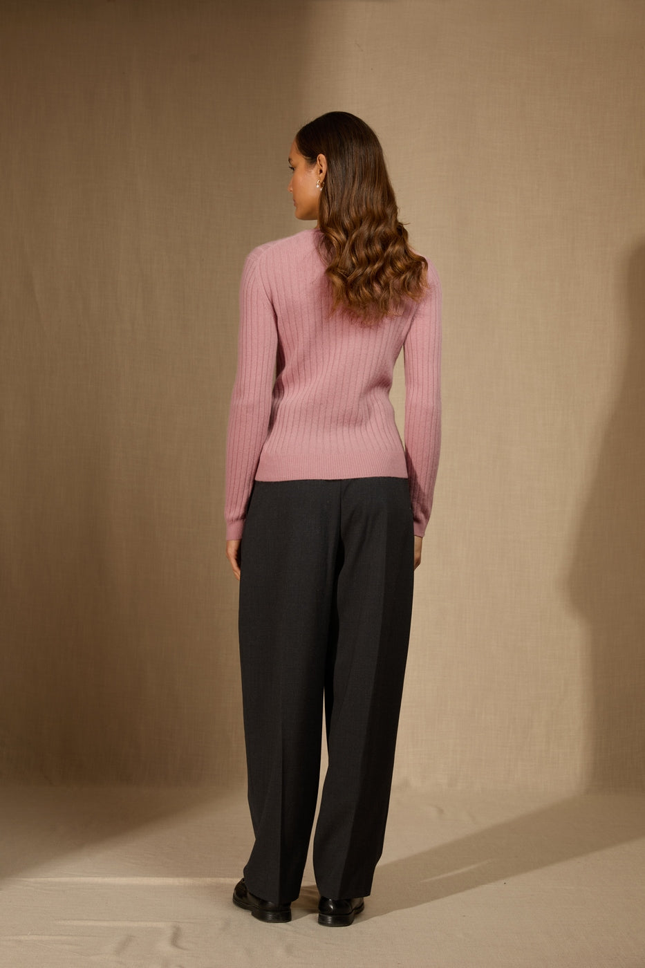Pull Col Rond - Kylie - Bois De Rose
