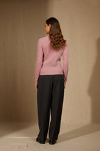 Pull Col Rond - Kylie - Bois De Rose