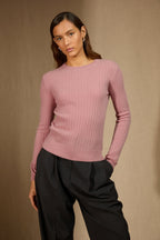 Pull Col Rond - Kylie - Bois De Rose