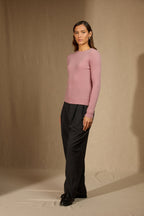 Pull Col Rond - Kylie - Bois De Rose