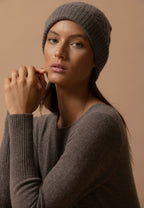 Bonnet 4 Fils - Popi - Taupe Chiné