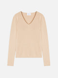 Pull Col V 4 Fils - Gaby - Sable