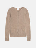Cardigan Col Rond - Amy - Taupe Clair Chiné