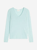 Pull Col V - Shannon - Vert Lagon