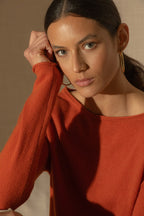 Pull Col Bateau - Megan - Safran