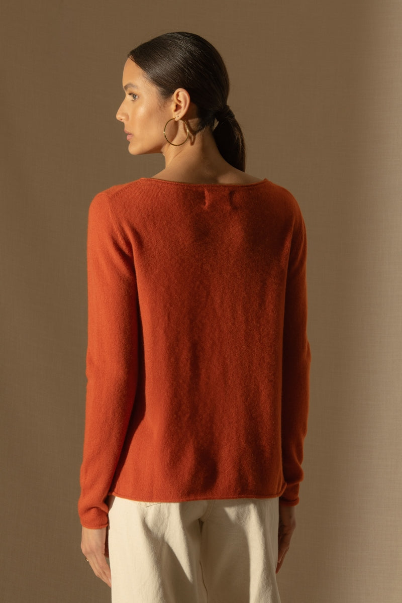 Pull Col Bateau - Megan - Safran