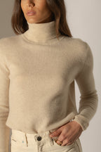 Pull Col Roulé - Ashley - Avoine