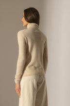 Pull Col Roulé - Ashley - Avoine