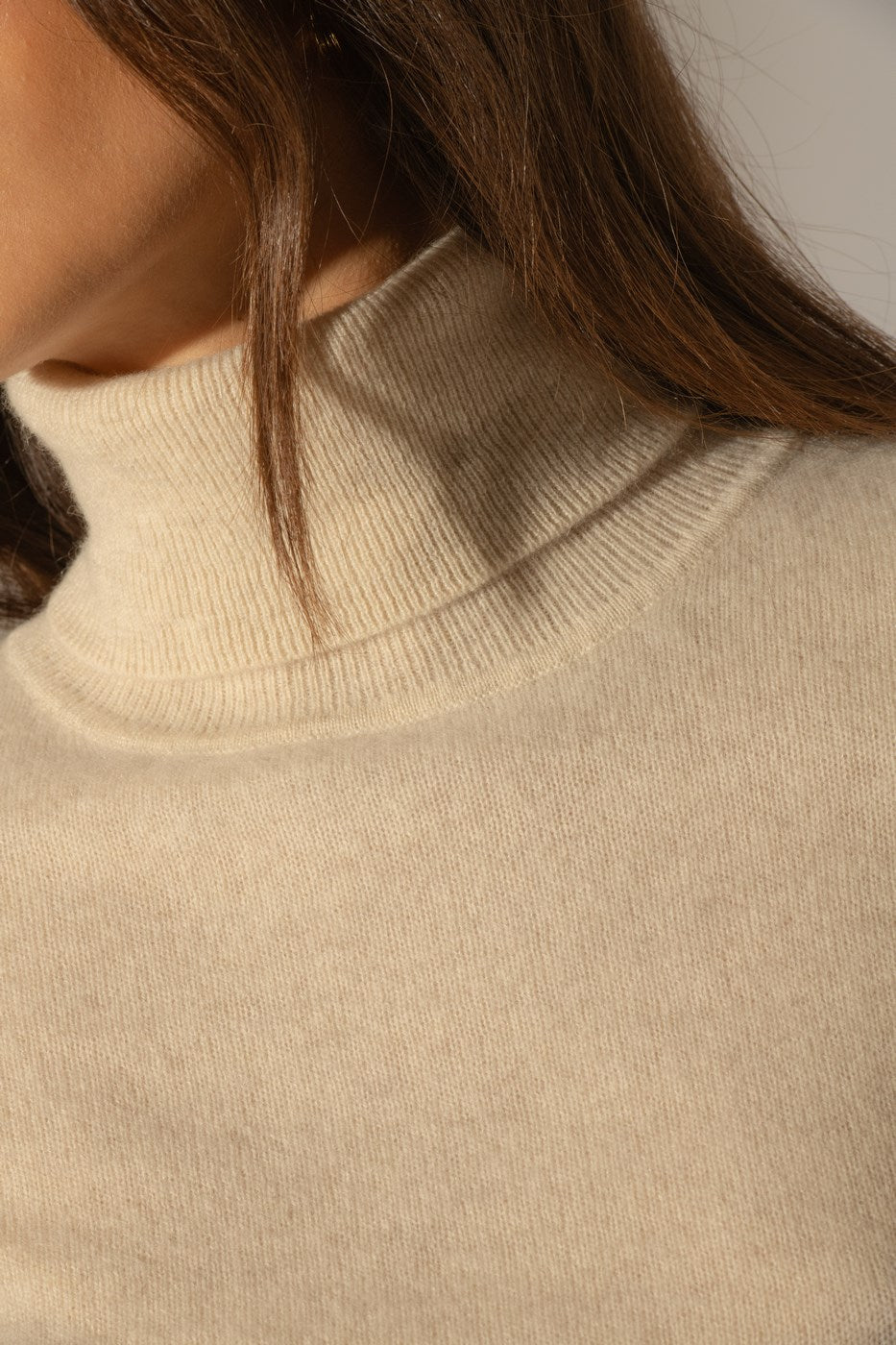 Pull Col Roulé - Ashley - Avoine