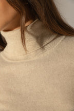Pull Col Roulé - Ashley - Avoine