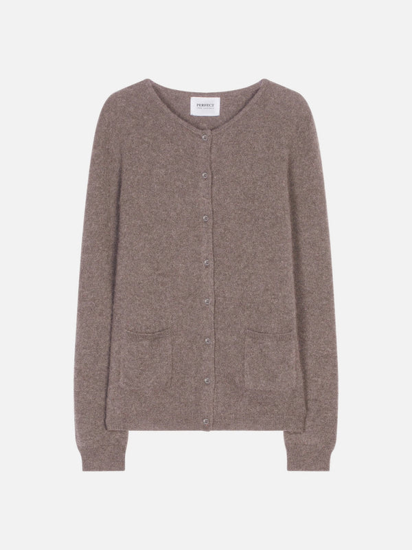 Cardigan Col Rond - Amy - Caribou Chiné