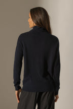 Pull Col Montant - Nethan - Navy