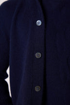 Veste Boutonnée Col Châle 4 Fils - Gilmour - Navy