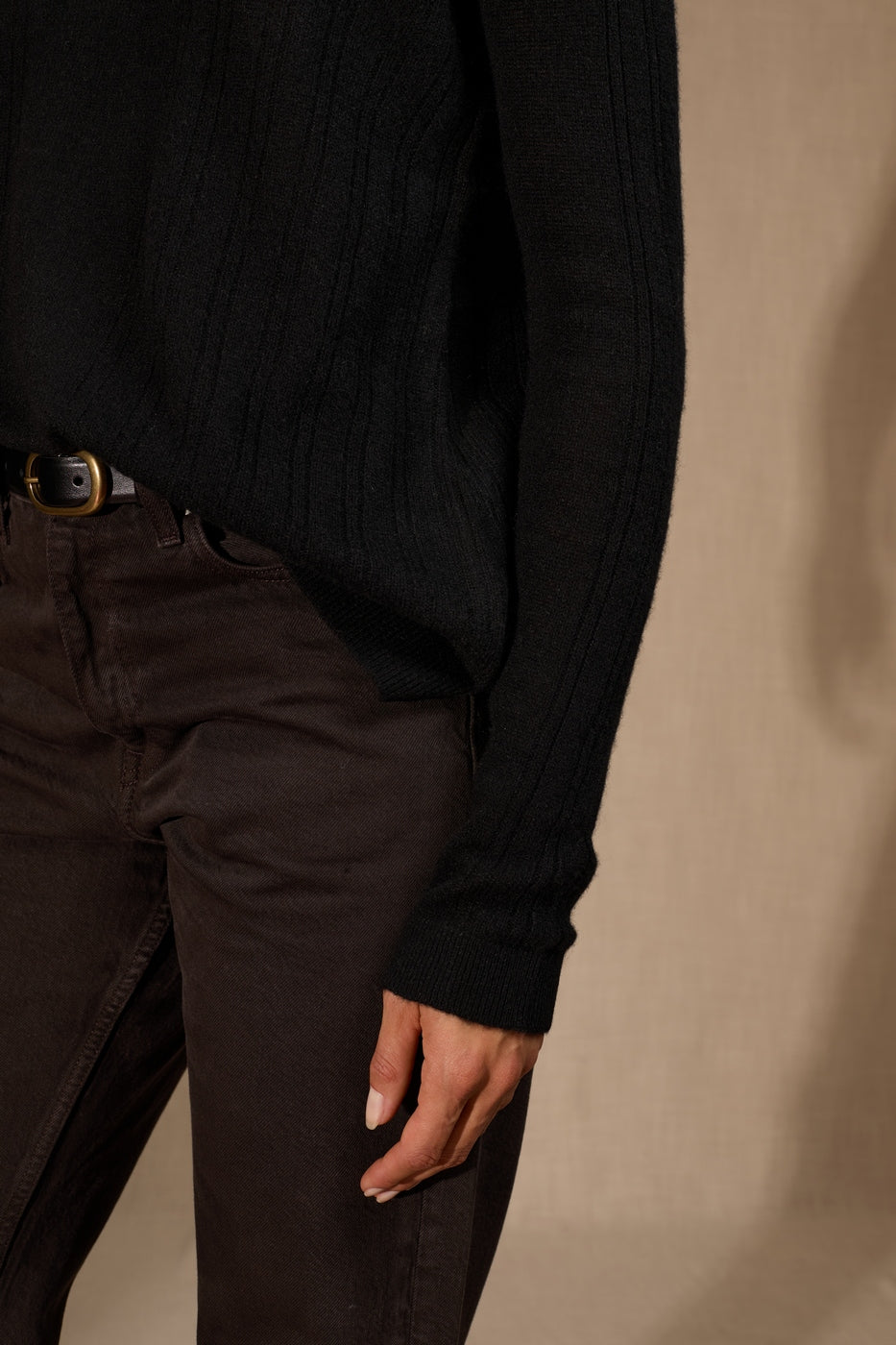 Pull Col Bateau - Bantaskin - Noir