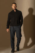 Pull Camionneur 4 Fils - Louis - Noir