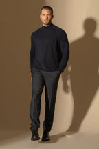 Pull Col Montant - Raphael - Navy