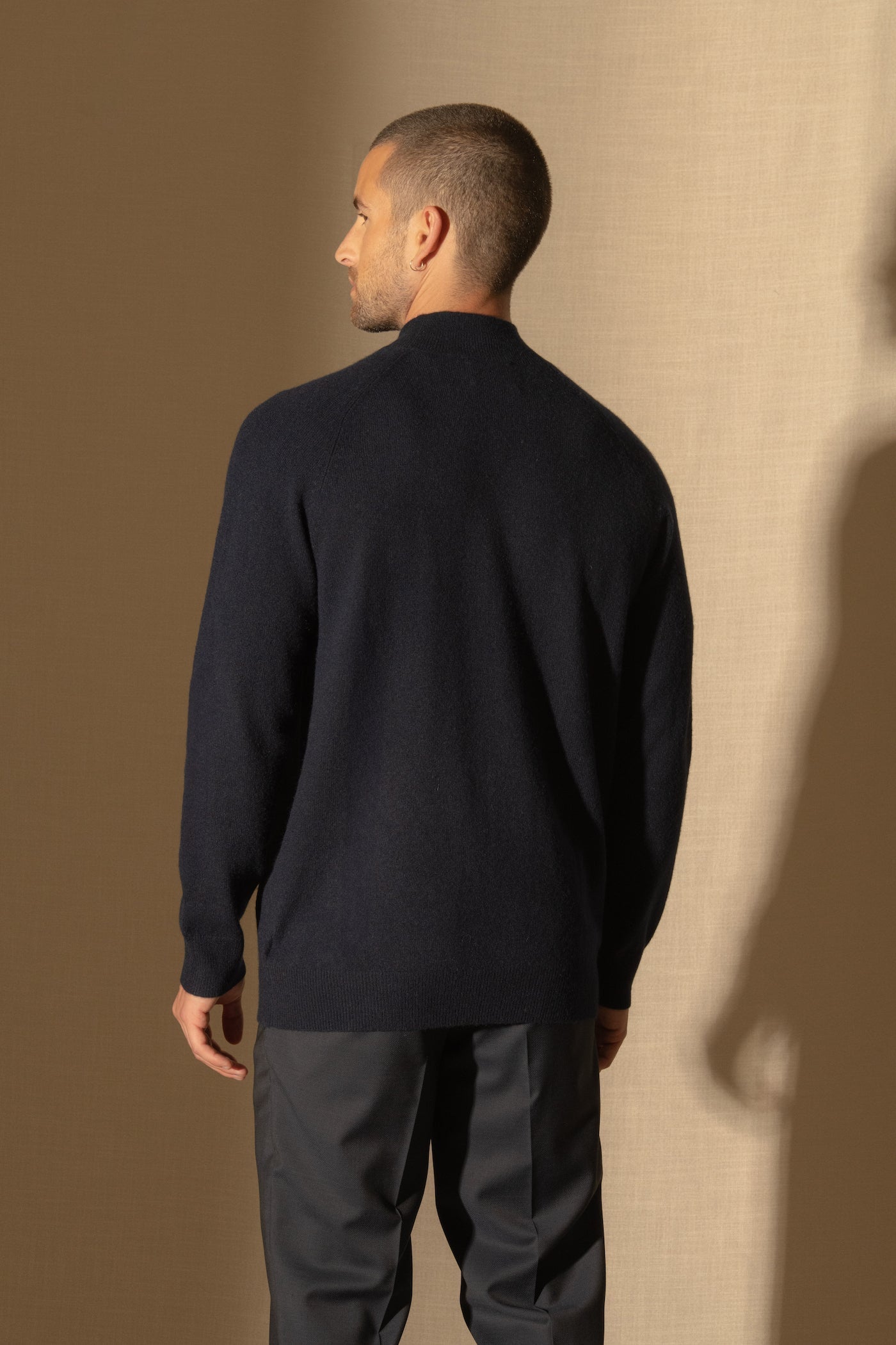 Pull Col Montant - Raphael - Navy