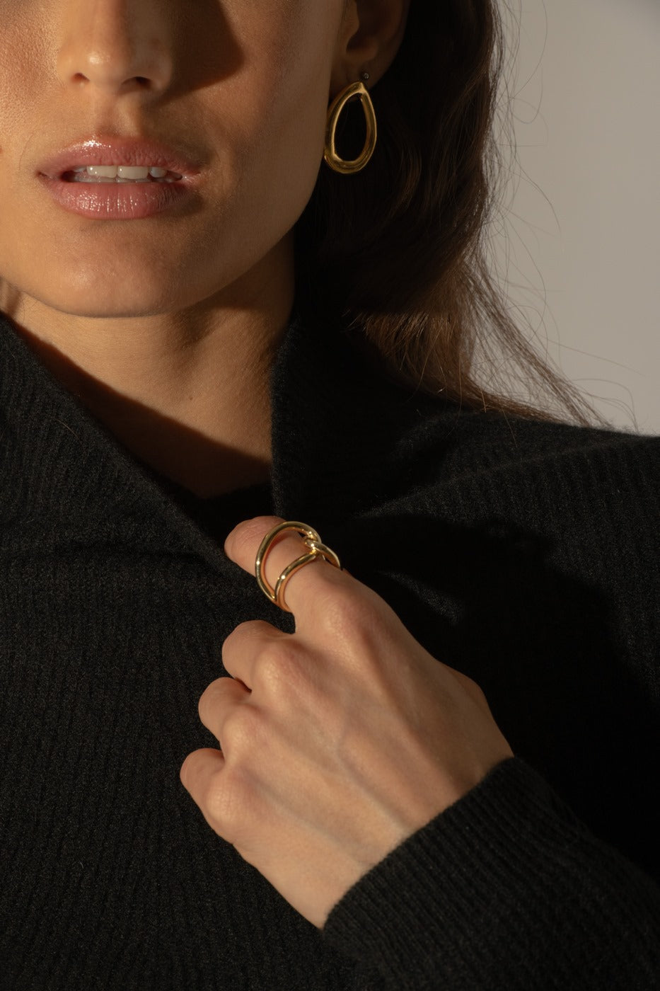 Pull Col Montant - Ruby - Noir