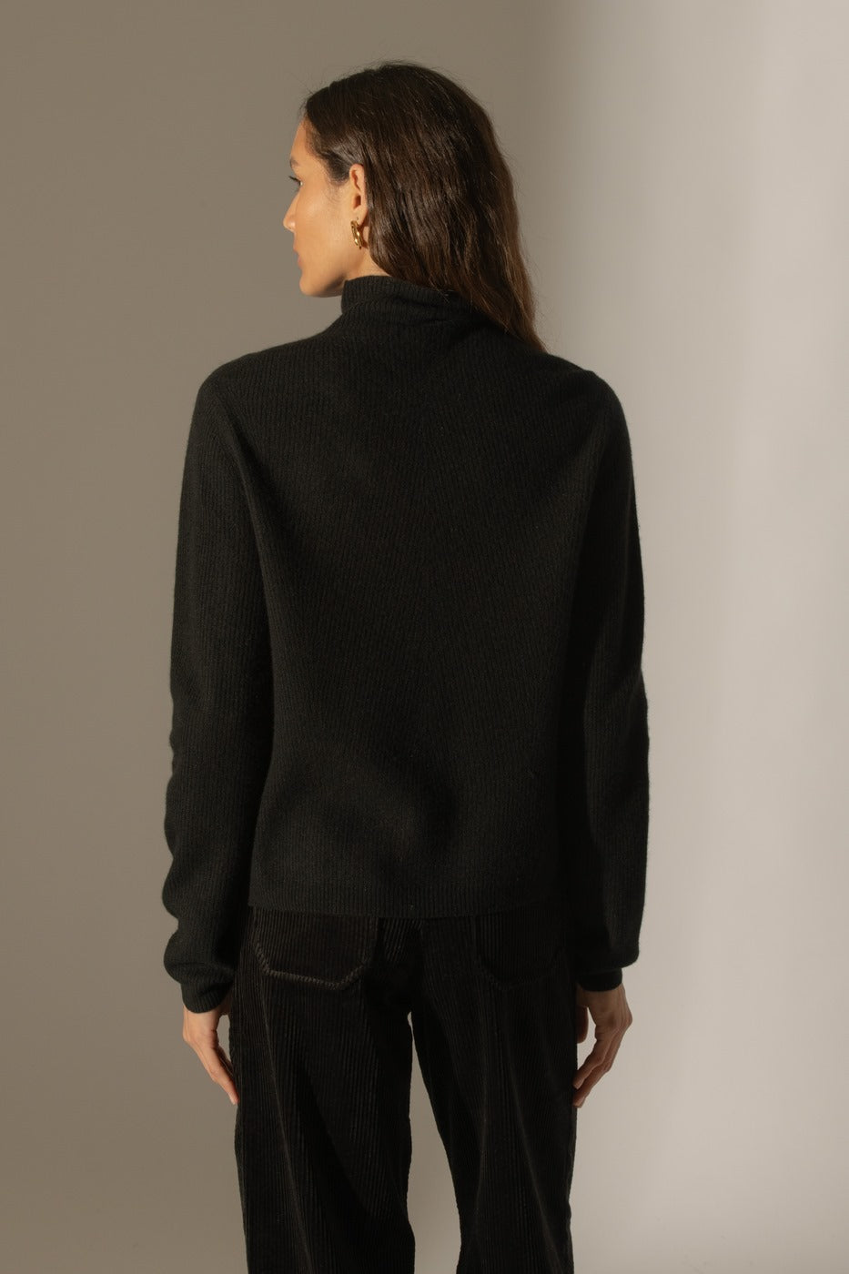 Pull Col Montant - Ruby - Noir