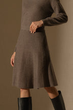 Jupe - Shaw - Taupe Chiné