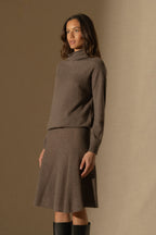 Jupe - Shaw - Taupe Chiné