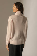 Pull Col Montant - Nethan - Poudre