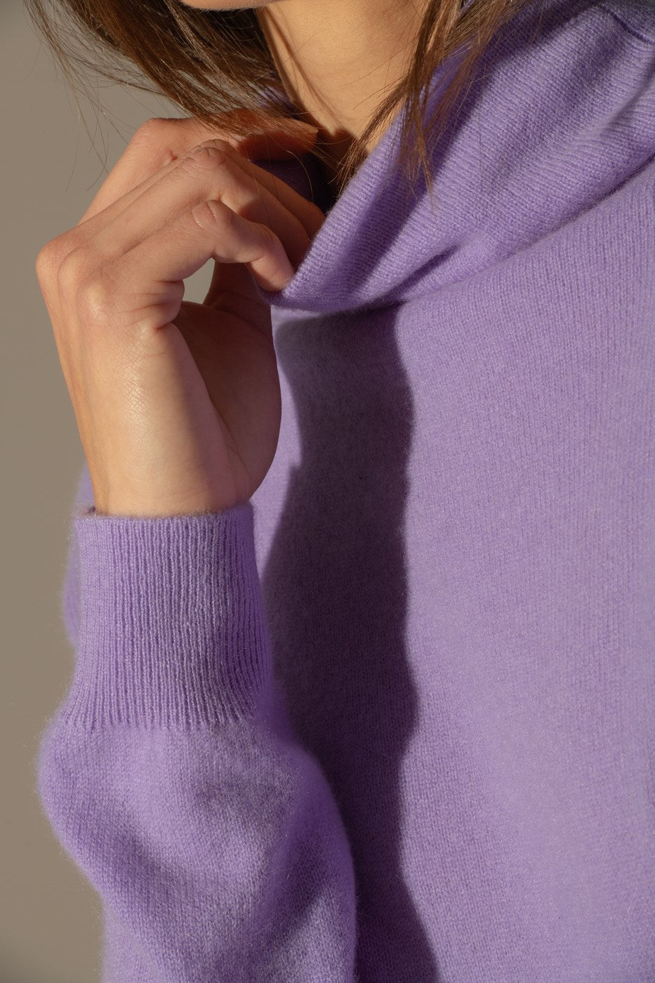 Pull Col Montant - Nethan - Lavande