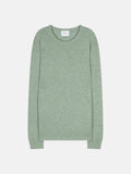Pull Col Rond 4 Fils Eden - 100% Cachemire 4 Fils - Céladon Chiné - Men