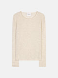 Pull Col Rond Oprah - 100% Cachemire 2 Fils - Gris Perle Chiné - Women