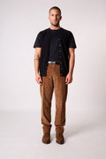 Cardigan Col V Sans Manches - Arthur - Noir