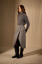 Pull Col Roulé 4 Fils - Albany - Anthracite Chiné