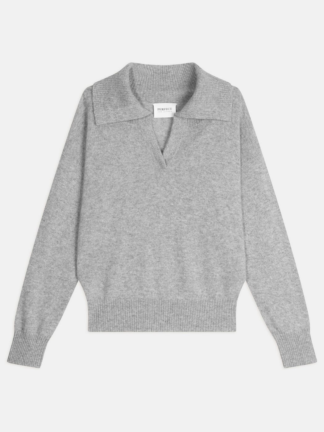 Pull Col Châle Croisé - Crimson - Nuage Chiné