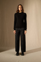 Pull Col Rond - Maelle - Noir