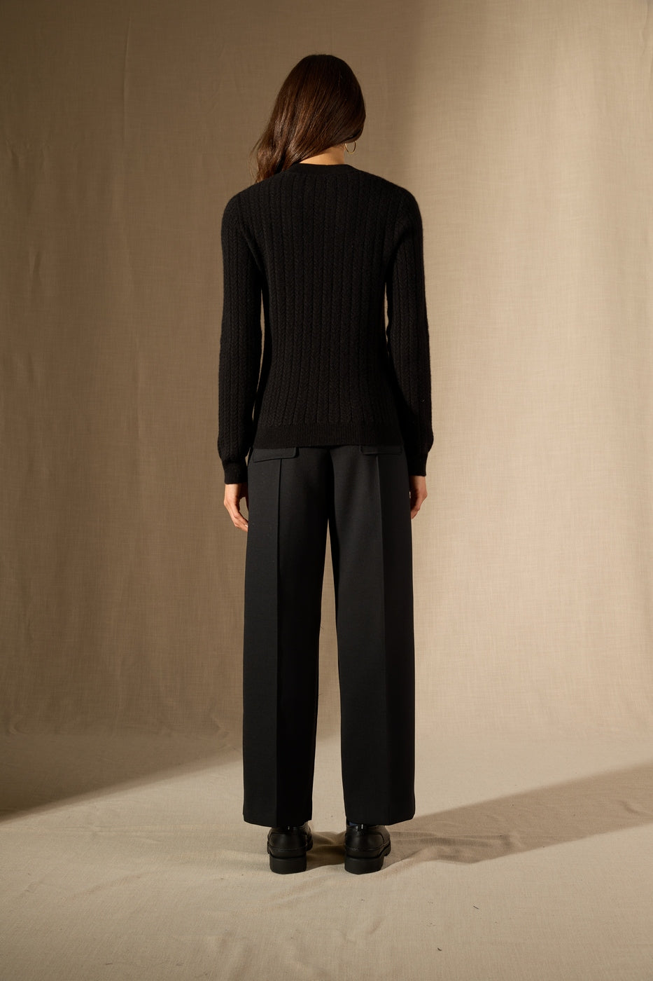 Pull Col Rond - Maelle - Noir