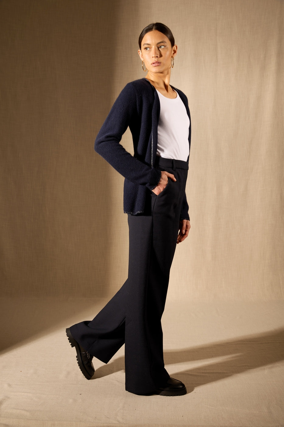 Veste Ouverte 4 Fils - Lupa - Navy