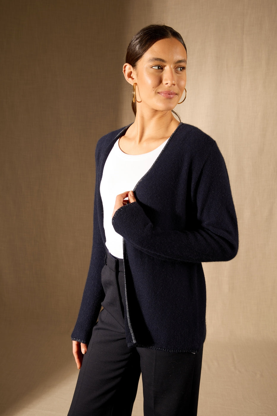 Veste Ouverte 4 Fils - Lupa - Navy