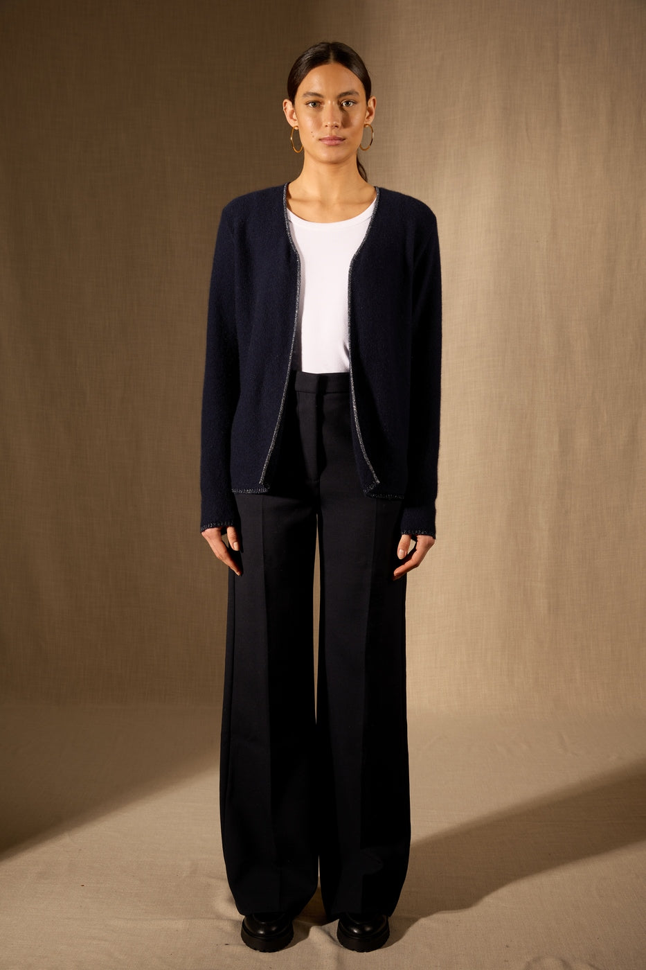 Veste Ouverte 4 Fils - Lupa - Navy