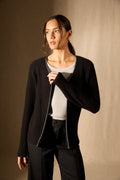 Veste - 100% Cachemire 4 Fils - Noir - Femme