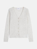 Cardigan Col V - Paige - Gris Perle Chiné
