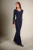 Pull Col V - Galise - Caviar
