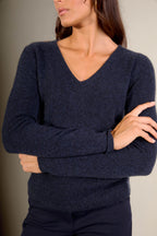 Pull Col V - Galise - Caviar