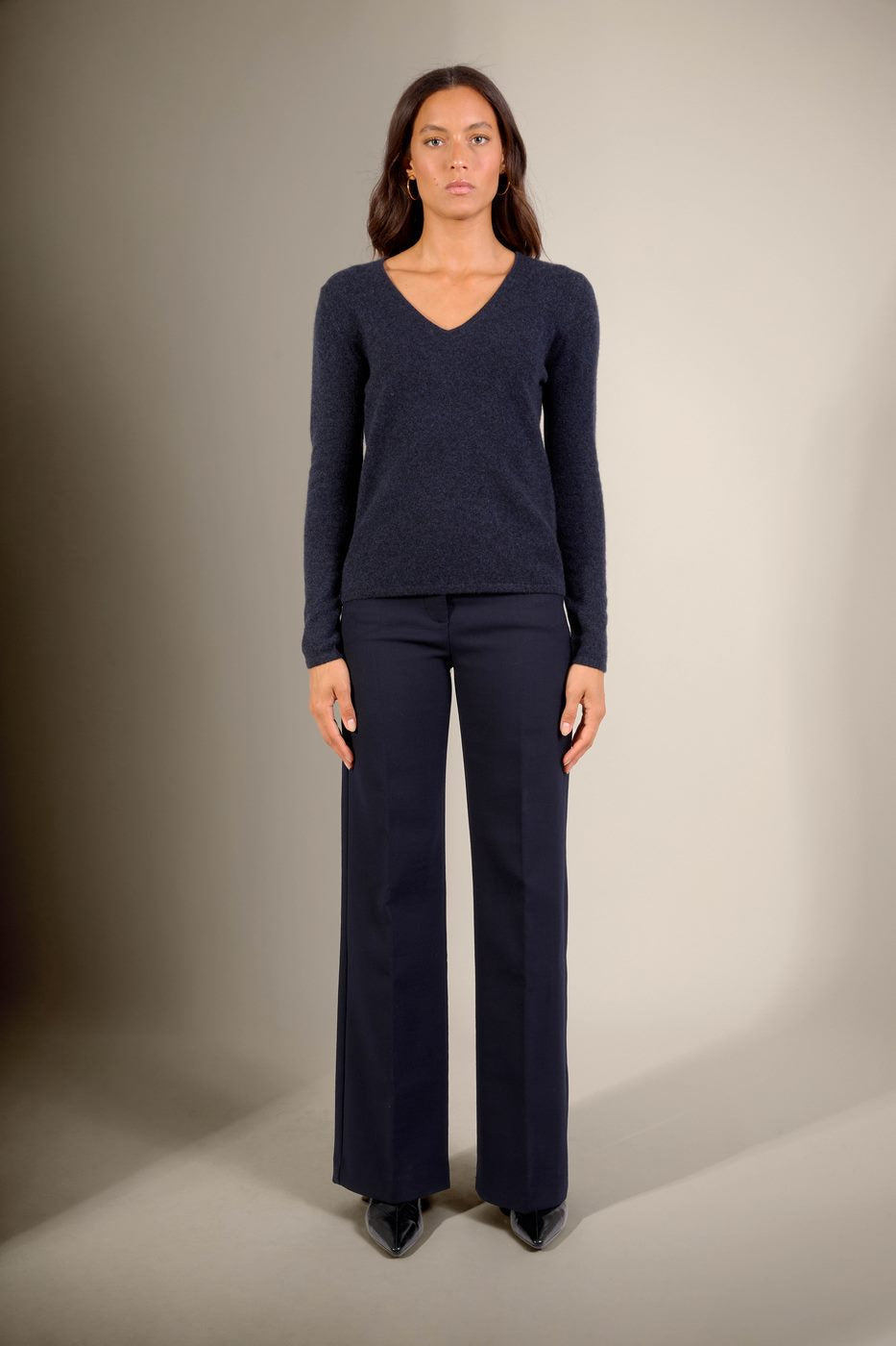 Pull Col V - Galise - Caviar